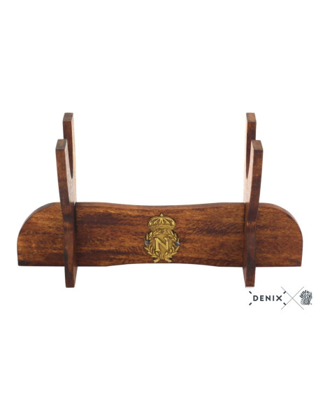Support en bois avec écu Napoléon