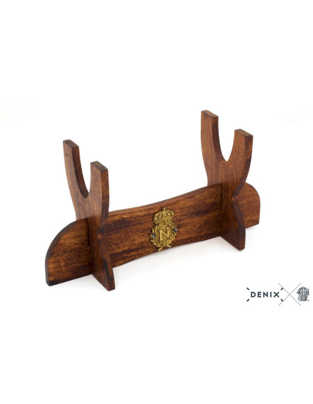 Support en bois avec écu Napoléon