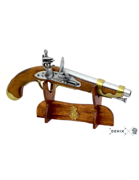 Support en bois avec écu Napoléon