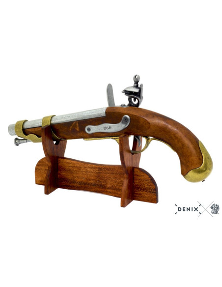 Support en bois avec écu Napoléon