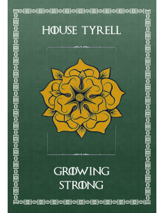 Bannière Game of Thrones Maison Tyrell (70x100 cms.)