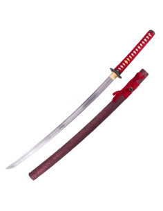 Pratiques de base du katana grenat, lame en acier au...