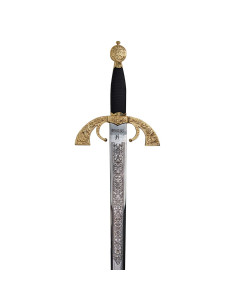 Grande épée de capitaine, dorée 2