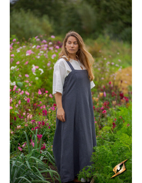 Robe Viking femme Frida gris nuit