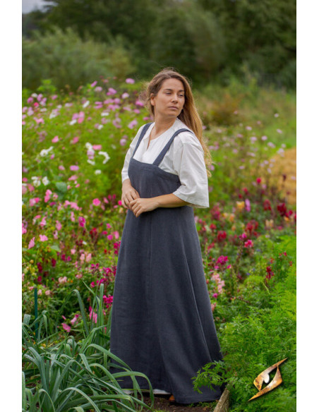 Robe Viking femme Frida gris nuit