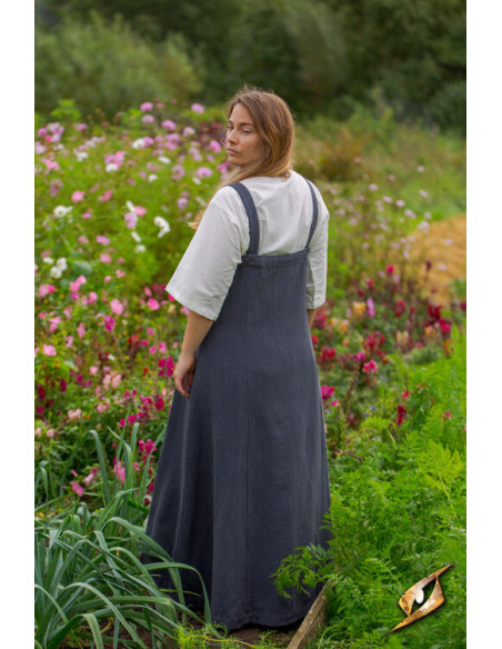 Robe Viking femme Frida gris nuit