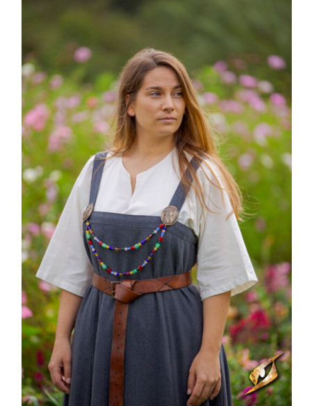 Robe Viking femme Frida gris nuit