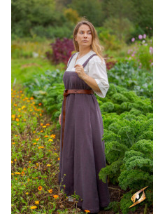Robe Viking femme Frida gris bordeaux