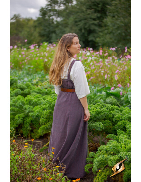 Robe Viking femme Frida gris bordeaux