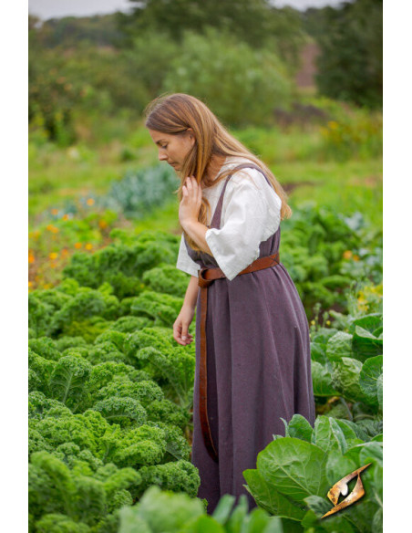 Robe Viking femme Frida gris bordeaux