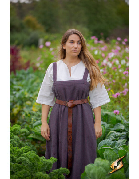Robe Viking femme Frida gris bordeaux