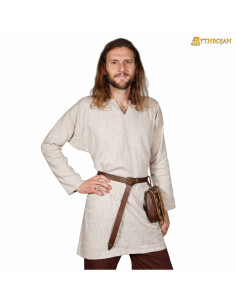 Tunique Viking pour homme, modèle Erling, coloris naturel