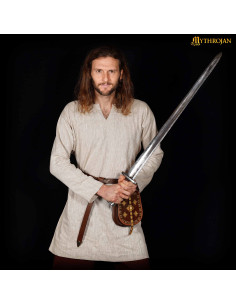 Tunique Viking pour homme, modèle Erling, coloris naturel 2