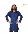 Tunique viking pour homme, modèle Erling, bleue