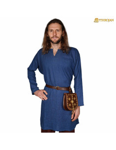 Tunique viking pour homme, modèle Erling, bleue 2