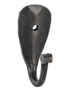 Crochet mural forgé à la main médiéval