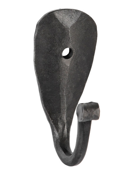 Crochet mural forgé à la main médiéval