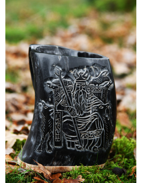 Pichet à hydromel viking design Odin,...