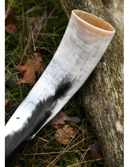 Conception sculptée en corne viking...