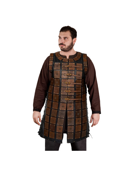 Armure en cuir à l'échelle, modèle...