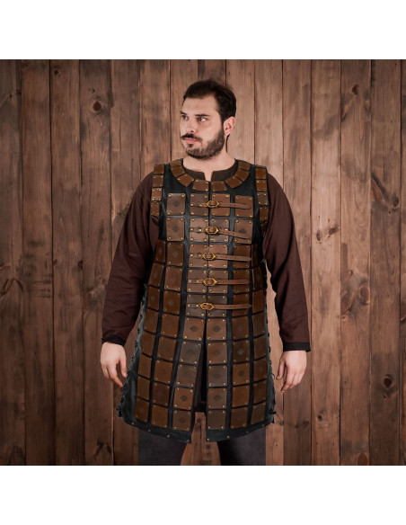Armure en cuir à l'échelle, modèle...