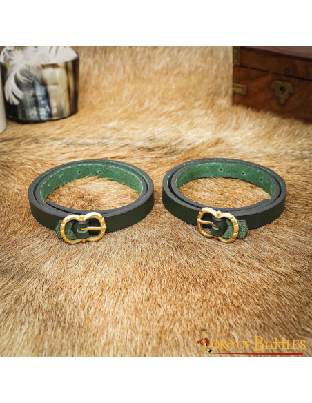 Ceinture en cuir médiévale...