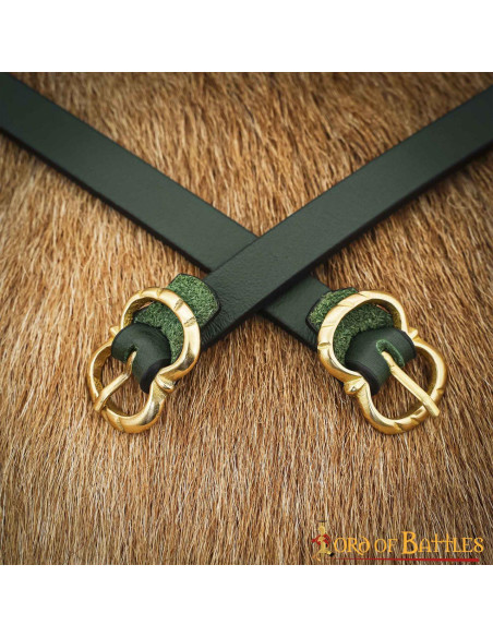 Ceinture en cuir médiévale...