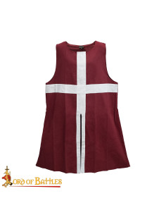 Tabard médiéval en coton modèle chevaliers croisés