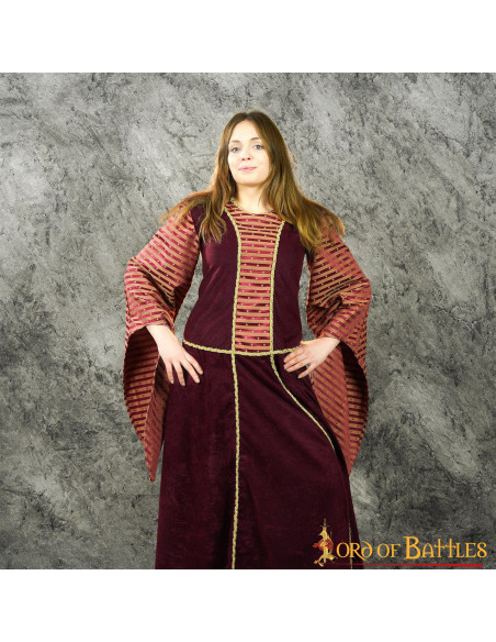 Robe longue médiévale modèle Francy