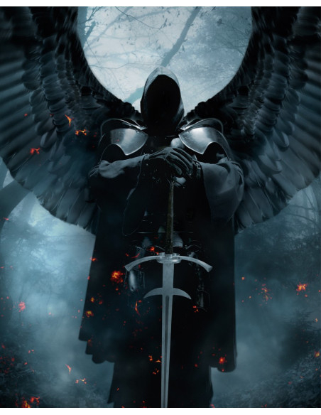 Épaulières médiévales en acier...