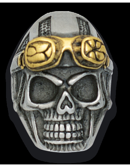Bague en acier Skull Revenge