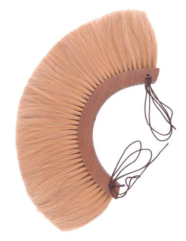 Plumet en bois pour casque romain - Beige