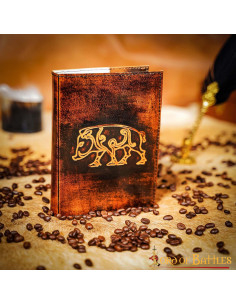 Journal médiéval celtique sanglier (17,7x12,7 cm.)