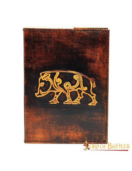 Journal médiéval celtique sanglier...