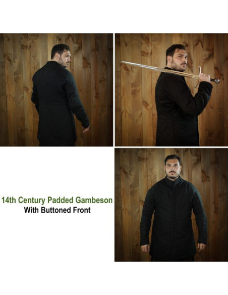 Gambison médiéval rembourré type 6...