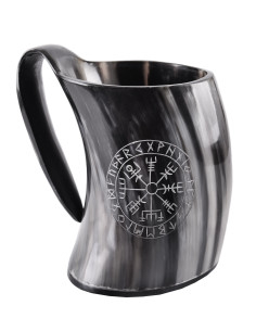 Chope à bière Viking vegvísir (650-800 ml.)