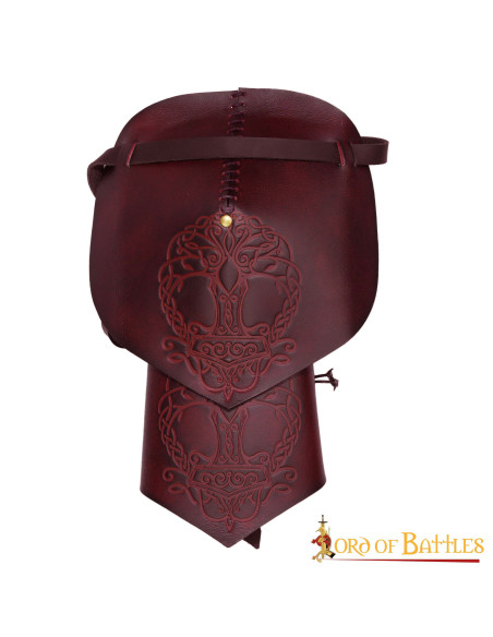 Spallières Viking en cuir modèle...