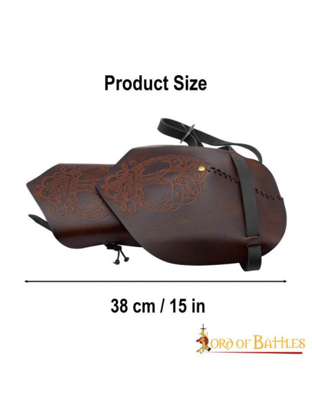 Spallières Viking en cuir modèle...