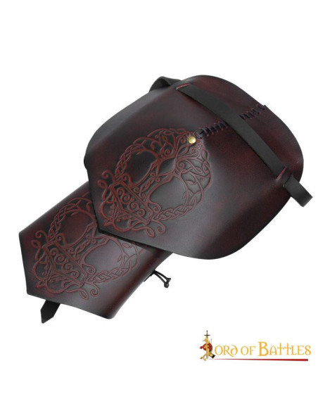 Spallières Viking en cuir modèle...