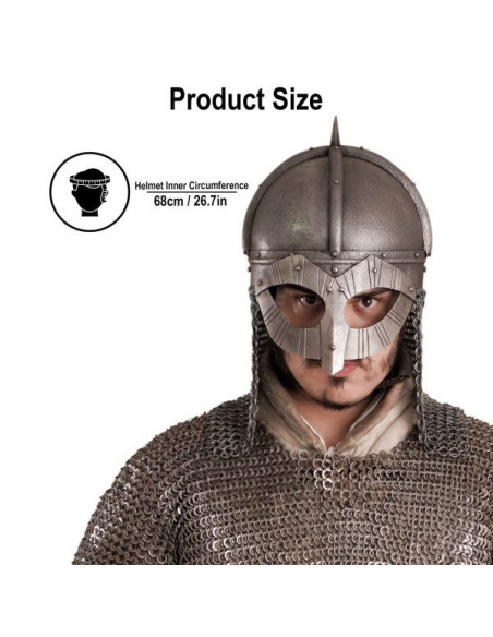 Casque viking modèle Gjermundbu, avec...