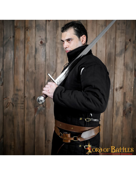 Ceinture en cuir marron de style...