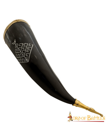 Corne à boire viking modèle Yggdrasil