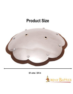 Épaulières rondes légères du XIVe siècle 2