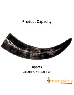 Hippocampe corne à boire viking, 400-500 ml. 2