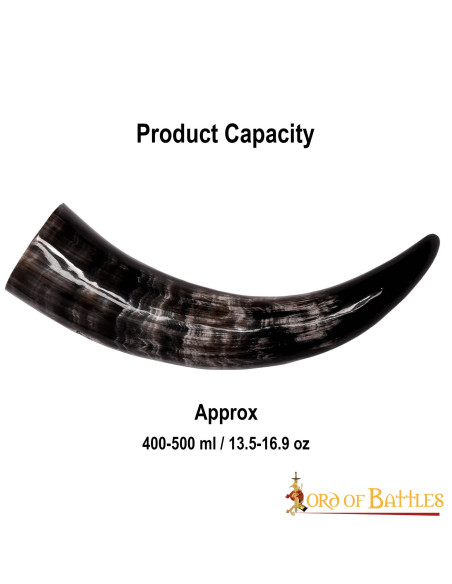 Hippocampe corne à boire viking,...