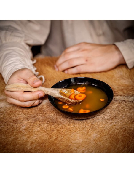 Cuillère médiévale en bois...