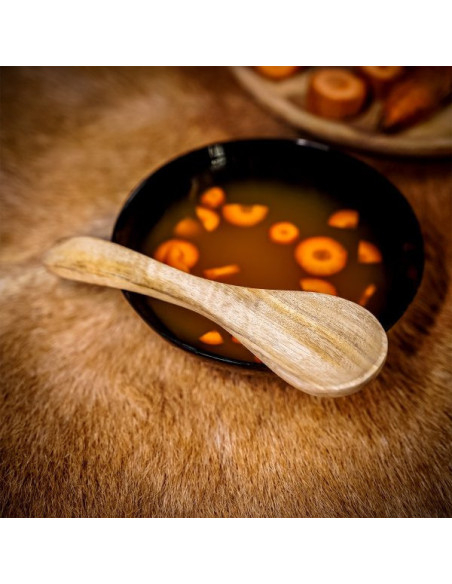 Cuillère médiévale en bois...