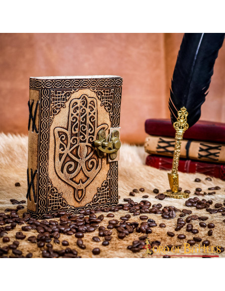 Journal de notes Main de Fatima en cuir