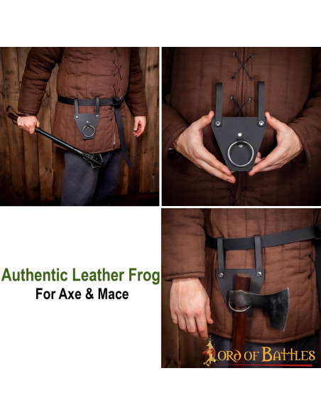 Baudrier anneau noir pour haches ou...