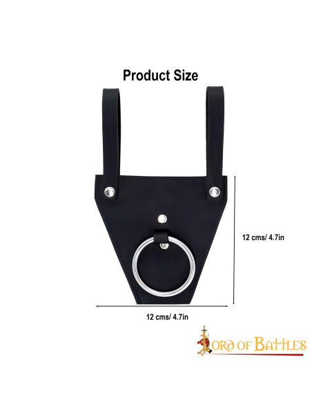 Baudrier anneau noir pour haches ou...